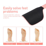 MAYCREATE Foot Scrubber for Dead Skin Removal with Dual Grit U Shape Design | Pink Pedicure Tool