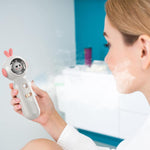 MAYCREATE Face Mist Sprayer Nano Portable Face Steamer Mini Nano Face Mist Face Mister Skin Moisturizing Facial Sprayer - USB Rechargeable, Night Light Design