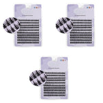 MAYCREATE False Eyelash Extensions Kit featuring 160 pcs Mixed 11–13 mm Lash Clusters for Women | Natural Curl DIY Home Use