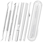 MAYCREATE Ingrown Toenail Tool Kit for Nail Care with 6pcs Dual End Design | Surgical Stainless Steel