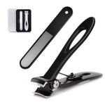 MAYCREATE @ Nail Clippers for Thick Nails, Nail Cutting Trimmer Toenail Clippers, Stainless Steel Toenail Clippers Set with Nail File, Big Nail Cutter for Men, Women