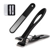 MAYCREATE @ Nail Clippers for Thick Nails, Nail Cutting Trimmer Toenail Clippers, Stainless Steel Toenail Clippers Set with Nail File, Big Nail Cutter for Men, Women