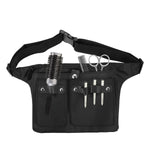 MAYCREATE® Hairdresser Scissor Bag Multi Pocket Barber Wasit Bag with Zipper Compartment, Oxford Cloth Fashion Leopard Pattern Hairdressing Tool Organizer Bags with Quick Release Buckle