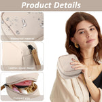 MAYCREATE Small Lipstick Makeup Pouch for Travel with Handstrap | 3.9 in Waterproof Nylon Bag