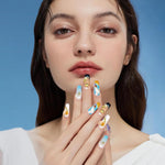 MAYCREATE® DIY Nail Decals Ocean Themed Nail Art Charms Pearl Seashell Starfish Nail Art Decals Assorted 12 Designs Non-adhesive DIY Nail Art Charms Nail Decals DIY Craft Nail Art Supplies