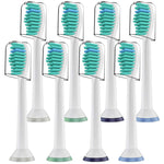 HANNEA 8 Pack Electric Toothbrush Head Standard Replacement Toothbrush Heads for Philips Compatible with ProResults DiamondClean FlexCare Healthy White
