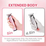 MAYCREATE Electric Foot File for Smooth Feet with 2 Speed Modes and Nano Glass Head | USB Rechargeable 800mAh Pedicure Tool