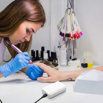 MAYCREATE Nail Drill Machine Professional, 20000rpm Adjustable Electric Nail Filer Machine with 22pcs Accessories, Portable Manicure Pedicure Kit for Women, Nail Salon, Acrylic Gels Callus Removal