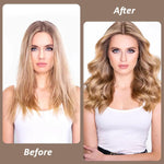 MAYCREATE Heatless Hair Curler for Overnight Curls with Jumbo Foam Rods and Satin Rollers | Brown Set for Women Styling