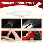 MAYCREATE 10 Pairs Transparent Invisible High Heel Shoe Straps Women Elastic Shoe Laces Anti Loose Shoelace Belt Ankle Straps for Holding Loose High Heel