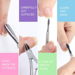 MAYCREATE 10PCS Nail Files, Professional Nail File Set, Curved Fingernail files, 100/180 grit Double-Sided Emery Board Manicure Tools for Home and Salon Use (Blue)