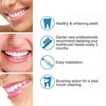 MAYCREATE Replacement Brush Heads for Oral B Bases Pack of 8 with Cross Action Nylon Bristles