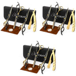 MAYCREATE Hair Cutting Scissors Kit for Home and Salon with 3 pcs Set | Stainless Steel