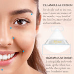 MAYCREATE Powder Puff for Makeup with Triangle and Round Design | 2pcs 7.2×7.0cm Reusable Cotton Sponges