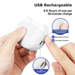 Maycreate Electric Nail Clipper with LED Light featuring 2 Speed Modes and 6.5x6.8cm Size | USB Rechargeable for Safe Trimming