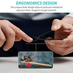 MAYCREATE Nail Cutter, Wide Jaw Opening Nail Clippers for Thick Nail cutter