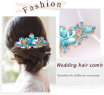 MAYCREATE Hair Clips for Women with Rhinestone Flower Design 3 Pcs 6.5×2.5 cm | Alloy Barrettes for Girls