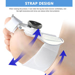 MAYCREATE Bunion Thumb Corrector for Left and Right Foot with Adjustable Rotating Knob | Toe Separator for Men and Women
