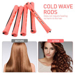 MAYCREATE Heatless Hair Curler 30pcs Kit for Women with 0.51in Rods | PP Cold Wave Rollers