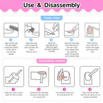 MAYCREATE Press on Nails for Kids with 120 pcs Cartoon Designs & Sticky Tabs | Fun DIY Gift