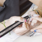 MAYCREATE Nail Drill Machine Professional, 20000rpm Adjustable Electric Nail Filer Machine with 25pcs Accessories, Portable Manicure Pedicure Kit for Women, Nail Salon, Acrylic Gels Callus Removal