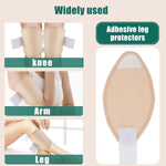 MAYCREATE Castor Oil Pack Wrap for Knee with Adjustable Elastic Strap | 6PCS Reusable Cotton Pads