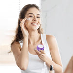 MAYCREATE 4Pcs Silicon Cream Jar, 20ml Mini Cosmetic Silicone Cream Jars with Lids, Refillable Leak-proof Travel Dispenser for Makeup Face Body Hand Cream - BPA-Free, Easy to Clean