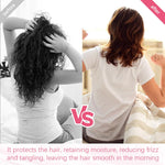 MAYCREATE Silk Bonnet for Sleeping with Adjustable Stretch Headband and 1 Scrunchie | Double‑Sided Satin Cap for Women Hair Protection