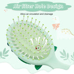 MAYCREATE Mini Hair Brush Set for Women and Girls featuring 12 Colorful Small Brushes | Travel and Kids Detangling Use