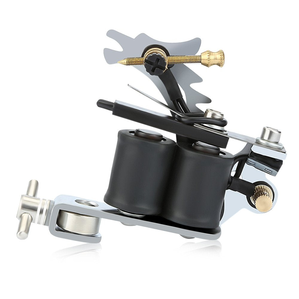 MAYCREATE Mini Liner Machine Gun with Needle Grips,Tattoo Kit Accessories