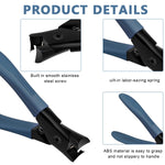 MAYCREATE Nail Clipper for Thick Toenails with Anti Splash Design and Long Handle 9×5.3 cm | Stainless Steel 3 PCS for Adults and Seniors