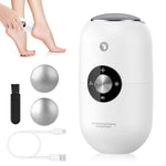 MAYCREATE Electric Foot Callus Remover for Pedicure Care with 3 Speeds and Pressure Sensor | USB Rechargeable Stainless Steel Tool