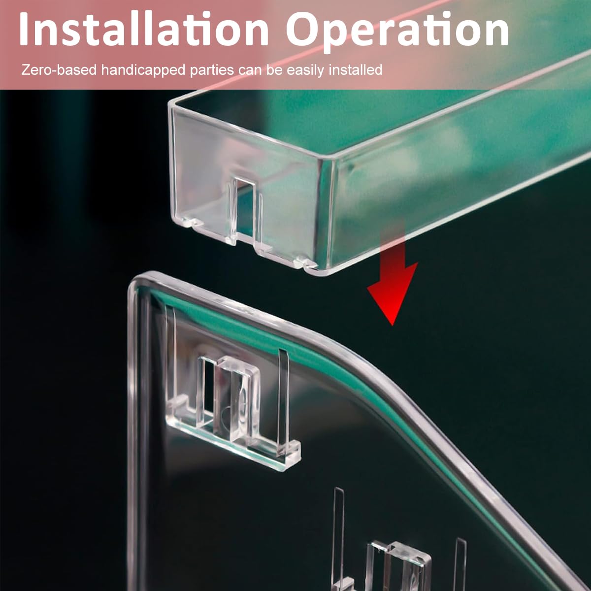 MAYCREATE Acrylic Nail Polish Organizer for Dressing Tables with 5 Tier Display Rack | Transparent Makeup Storage Shelf