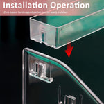 MAYCREATE Acrylic Nail Polish Organizer for Dressing Tables with 5 Tier Display Rack | Transparent Makeup Storage Shelf