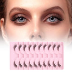 MAYCREATE Eyelash Clusters 36 pcs for DIY Lash Extensions with Self Adhesive Strips | Fluffy Fiber Lashes for Natural or Party Look