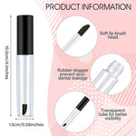 MAYCREATE 10ml Plastic Empty Mascara Tube Wand Eyelash Cream Container Bottle for Castor Oil Brush Kit Combo with Funnels Mascara Eyeliner For Women