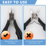 MAYCREATE 7pcs Toenail Clipper Kit for Ingrown Nail Thick Toenails Clipper Kit with Nail File, Rotatable Nail Clipper, Manicure Pedicure Kit Stainless Steel Toe Nail Clipper for Men Women