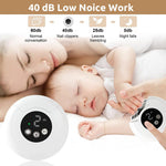 MAYCREATE Electric Nail Clipper with LED 2 IN 1 Nail Clipper& Nail Filer, 2 Speeds Adjustable USB Rechargeable Electric Nail Clipper Nail File, Safe Nail Clipper for Kids Elders Adults