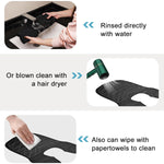 MAYCREATE Silicone Hair Cutting Collar for Salon with Guiding Lines and Hair Catcher | Waterproof, Easy to Clean and Comfortable Fit
