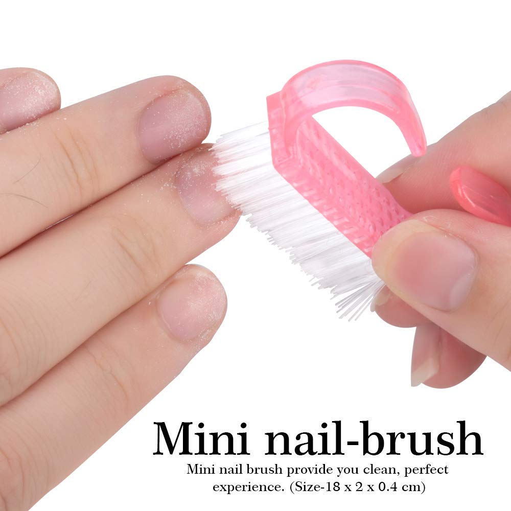 MAYCREATE Nail Filer and Buffer Set Professional Double Sided Emery Nail Buffer Strips Manicure Tools Kit, 100/180 Grit Nail Art Care Buffer Block for Home Salons Use