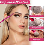 MAYCREATE Makeup Brush Set Professional 18PCS with Holder Brush Sets in Makeup with Ultra Soft Bristles Premium Makeup Brushes Kit for Beginners Makeup Artists Students (Rose)