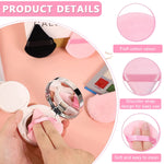 MAYCREATE Triangle Powder Puff for Dry and Wet Makeup featuring Dual Shape Design | 4 Pcs Cotton Set 7.2×7.0 cm