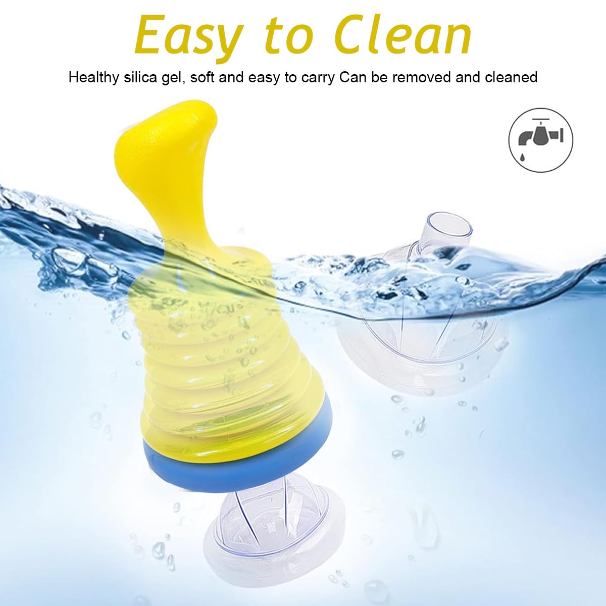 MAYCREATE Choking Rescue Device for All Ages with Ergonomic Suction Plunger and Two Masks | Travel Ready First Aid Kit