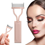 MAYCREATE Eyelash Comb Separator for Mascara Finishing with Arch Shape & Metal Teeth | Anti Slip Handle