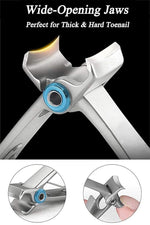 ELEPHANTBOAT Nail Clipper Cutter Nail Cutting Trimmer Toenail Fingernail Cutter Stainless Steel Toenail Clippers for Thick Nails with Nail File