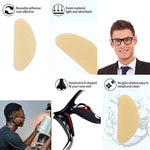 MAYCREATE 40 Pairs Eyeglasses Nose Pads Glasses Adhesive EVA Sponge Anti-Slip Nosepads for Eyeglass D-shape Eyeglasses Nose Pad, Size of 1.9 x 0.9cm,1.5mm in Thickness