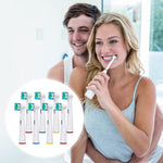 MAYCREATE Replacement Toothbrush Heads Compatible Refills for Most Braun Oral-B Electric Toothbrushes, Classic Precise Clean Replacement Brush Heads (Pack of 8)