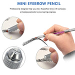 MAYCREATE Microblading Kit for Eyebrow Practice with 30 Pin Needles and Lock Pin Pen | Black Ink