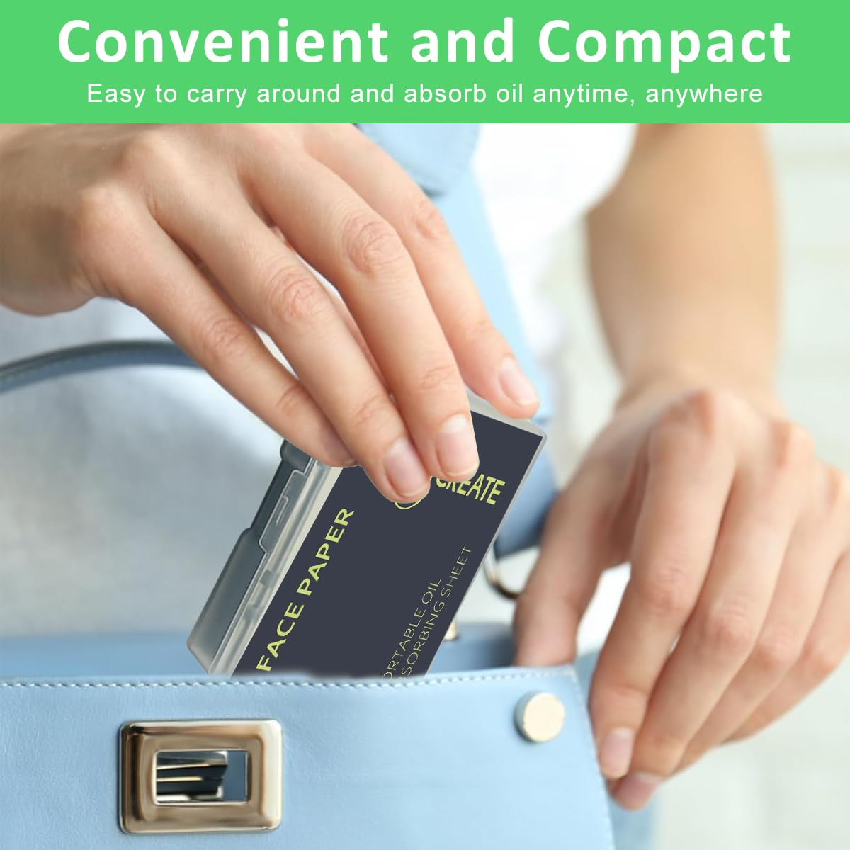 MAYCREATE Face Blotting Paper for Oily Skin with 300 Sheets and Linen Fiber Material | Makeup Shine Control for Women