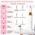 MAYCREATE Nail Drill for Gel Nails featuring Rechargeable Cordless Design | Professional Manicure Kit